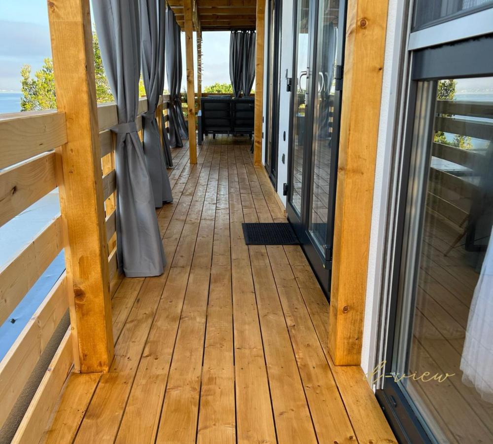D-View Premium Mobile Home - Panoramic Seaview - 150 M From Beach, Free Parking Drage Exterior foto
