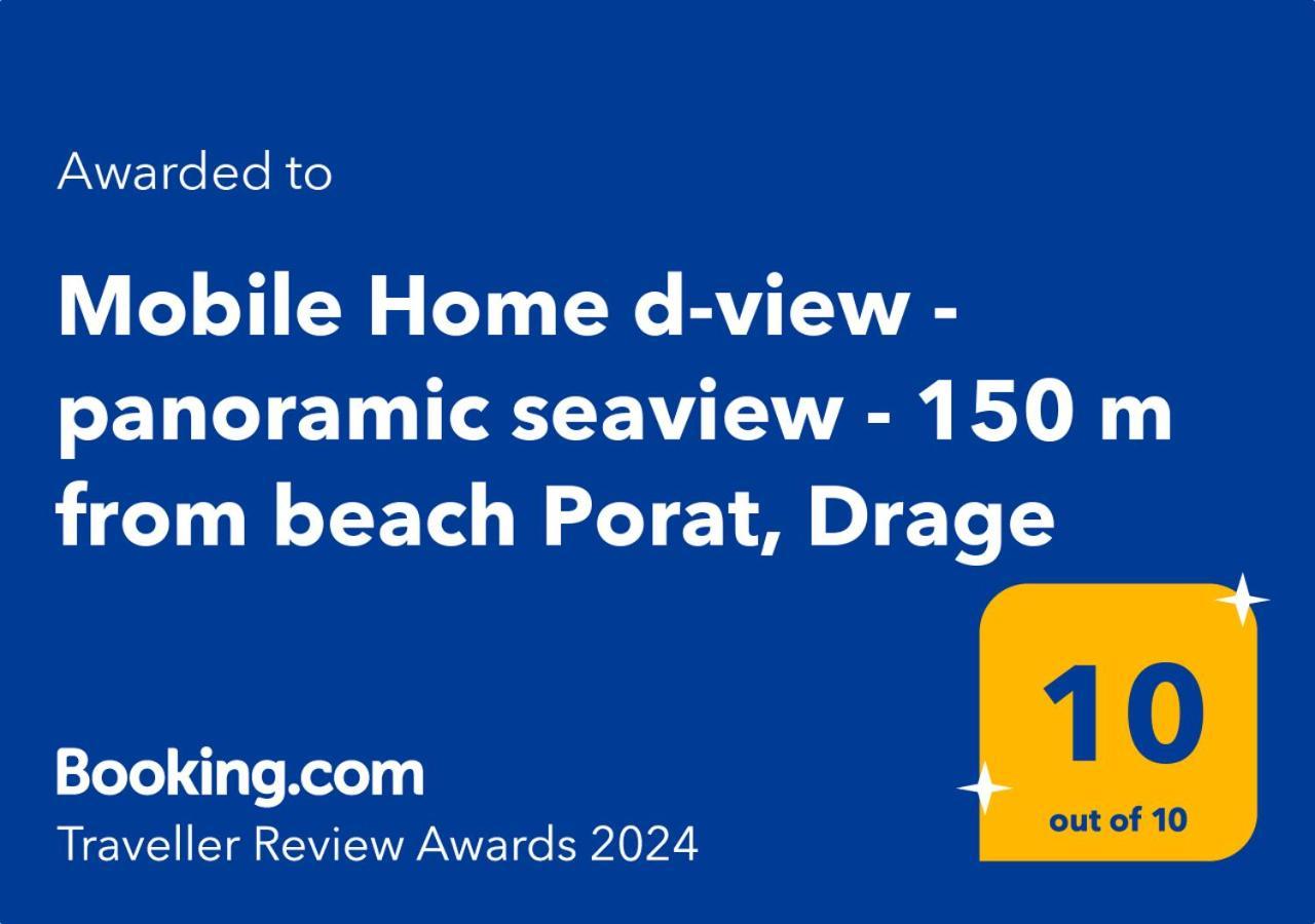 D-View Premium Mobile Home - Panoramic Seaview - 150 M From Beach, Free Parking Drage Exterior foto